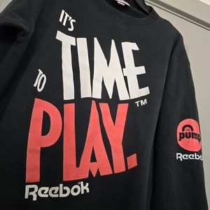 Vintage Reebok It's time to play sweatshirt Large